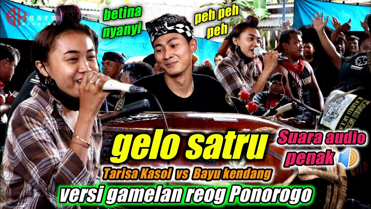 BAYU KENDANG duet TARISA KASOL Tabuhan Reog Ponorogo