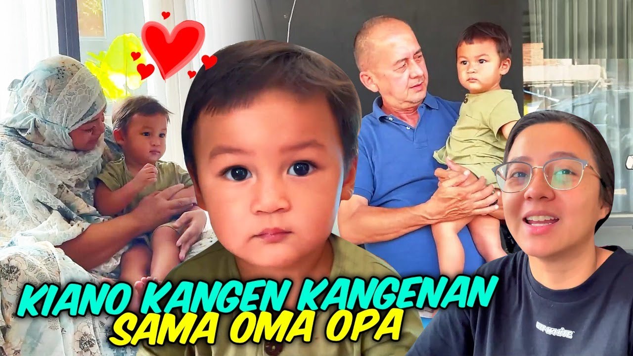 KIANO, AUNTY SEA, UNCEL NAIL KAGET OMA OPA DATANG KE JAKARTA TIBA -TIBA !!!