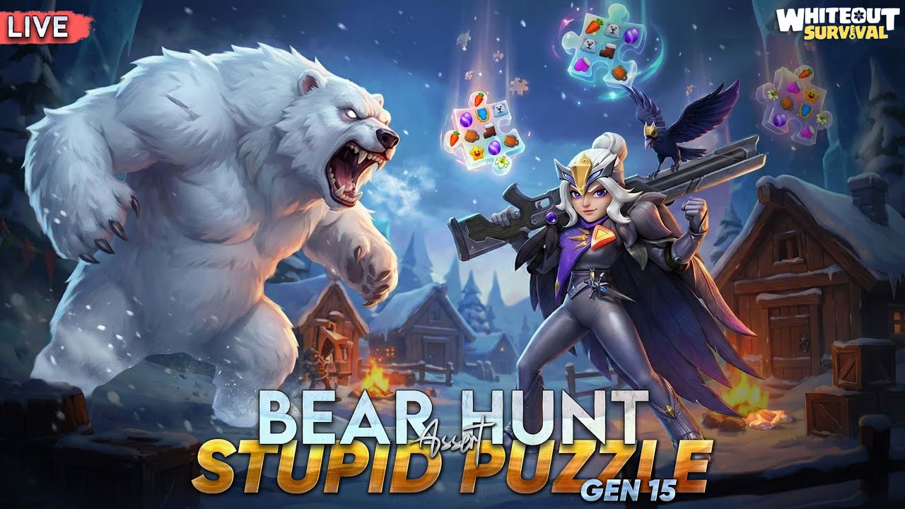 Whiteout Survival Live | Marvelous Fantasia | GEN 15 Lucky Wheel and Max Bear Hunt Reward.