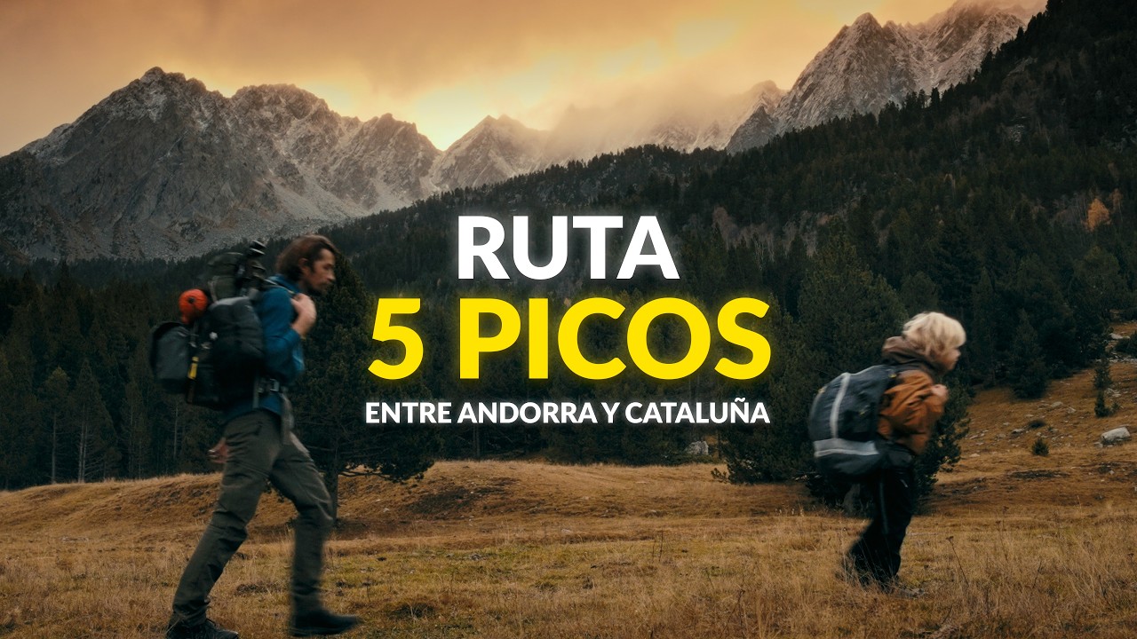 5 cimas en una etapa. Ruta muy guapa entre Andorra y Cataluña en Pirineos.