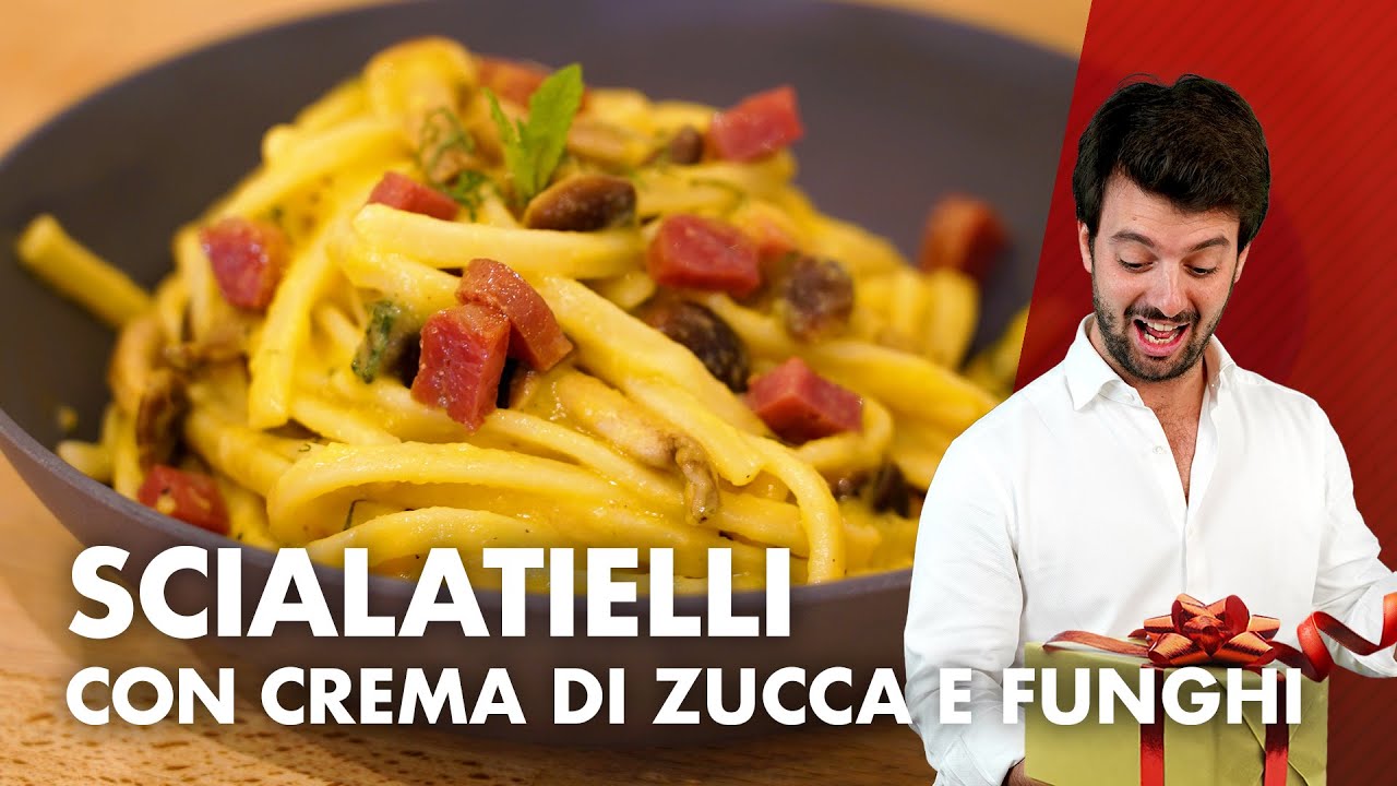 Scialatielli alla crema di zucca e funghi: ricetta autunnale irresistibile!