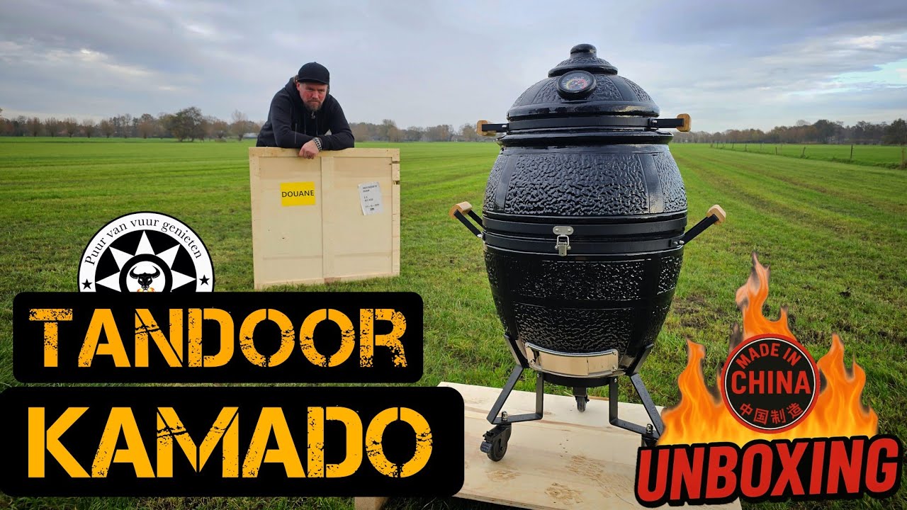 Unboxing de eerste Tandoor kamado bbq - Rechtstreeks uit china grootste kamado fabriek