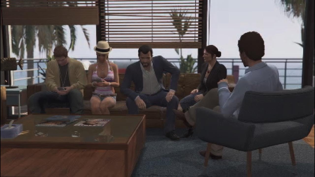 Michael Reunites With His Family - Grand Theft Auto 5 - Part 17