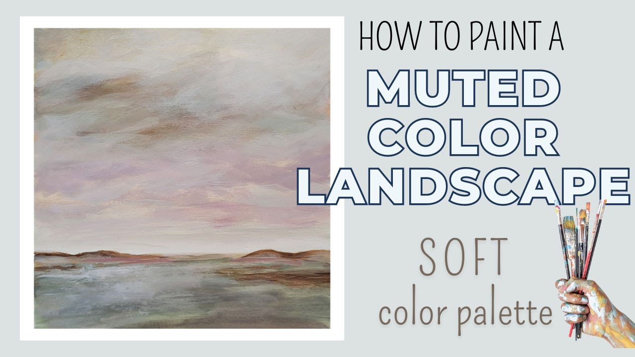 Creating a Serene Landscape in Muted Colors | Sketchbook Art Tutorial