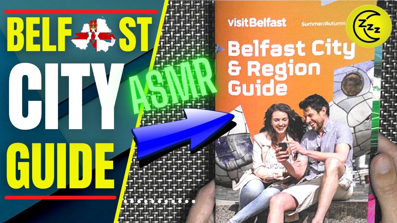 [ASMR] BELFAST CITY GUIDE BOOK 📖 | Show & Tell 🤩