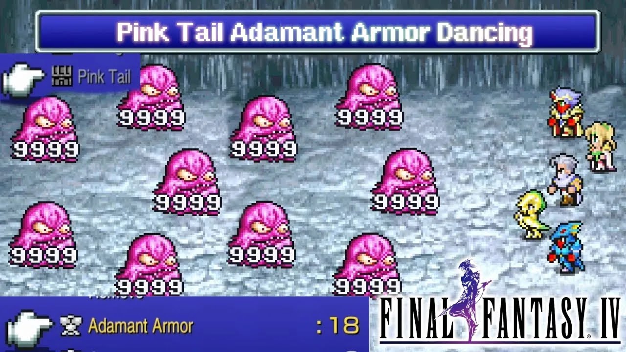 Pink Tail Farming | 18 ADAMANT ARMOR!!! | Flan Princess Location | Final Fantasy IV Pixel Remaster