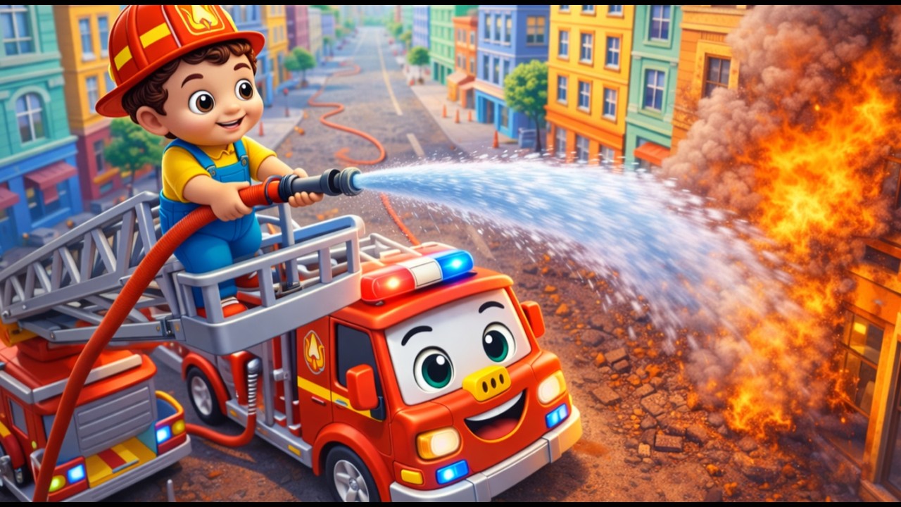 🚒 Who is coming to the Rescue? 👨‍🚒 Guess the Shadow: The Fire Truck! | Mamelito Kids