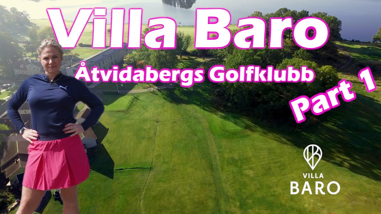 Jag spelar vit tee på Villa Baro, Åtvidaberg. Fantastisk anläggning och trevlig naturskön parkbana.