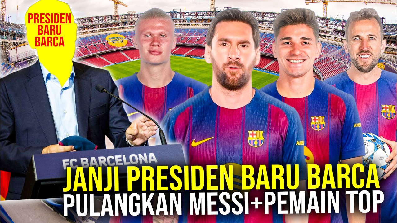 JULIAN ALVAREZ GABUNG BARCA SETELAH PILDUN! CALON PRESIDEN BARCA JANJI PULANGKAN LEO MESSI