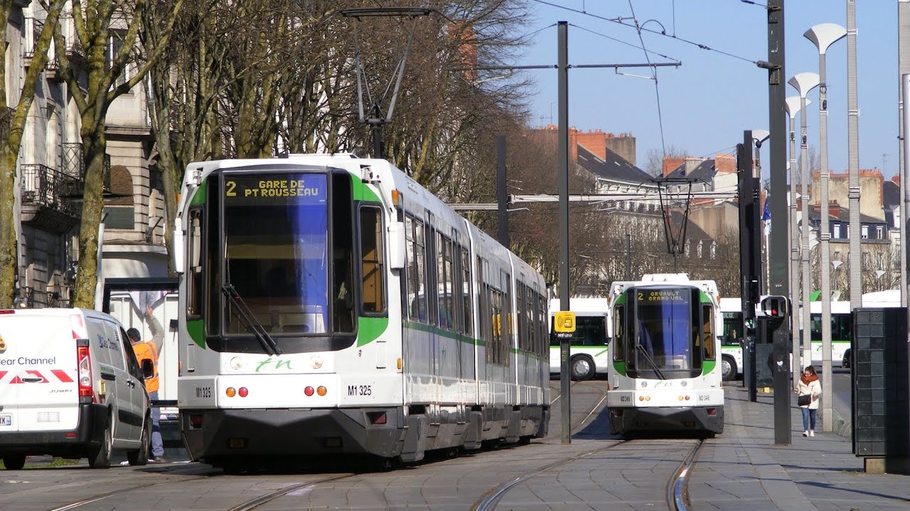 Alsthom TFS: Tramway de Nantes ligne 2 de baleinière à château de rezé