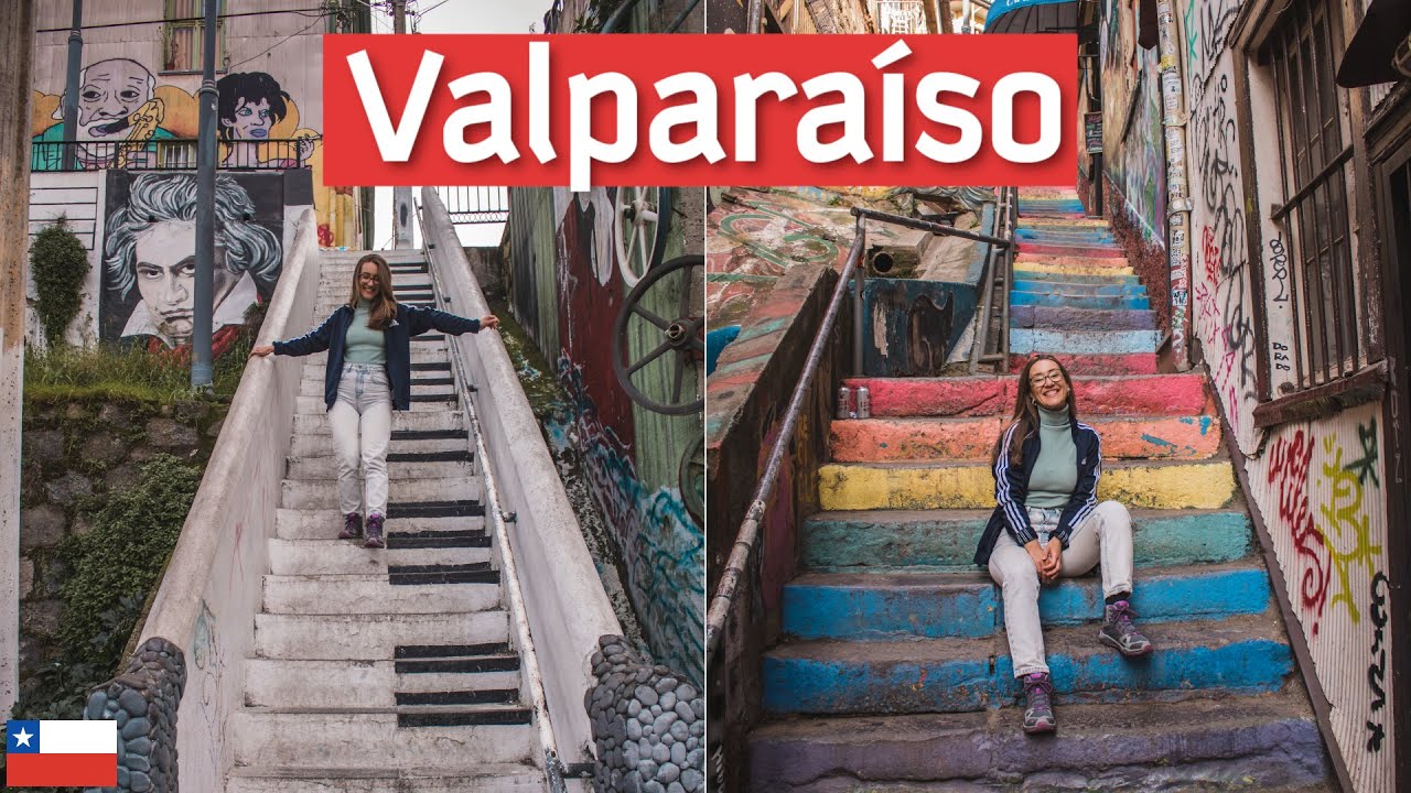 A cidade mais ARTÍSTICA do CHILE! O que fazer em VALPARAÍSO - bate e volta de Santiago