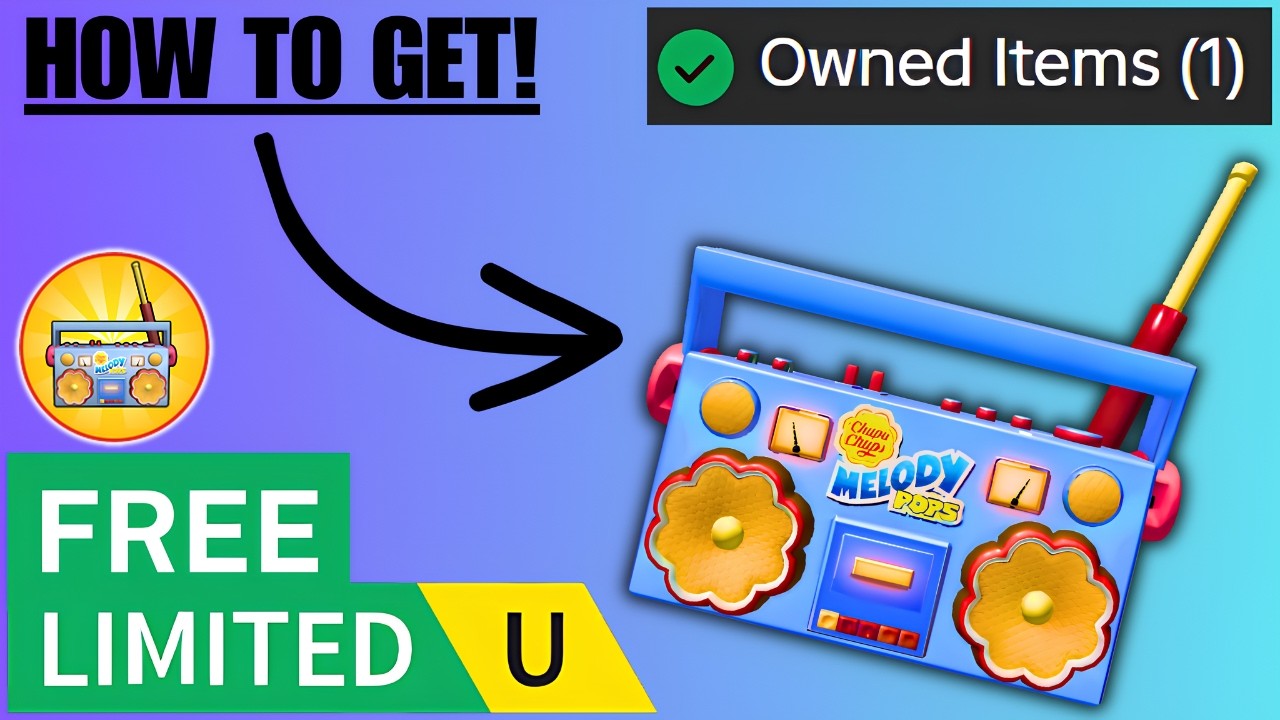 Free Chupa Chups Retro Boombox Backpack UGC Limited (How to Get!)