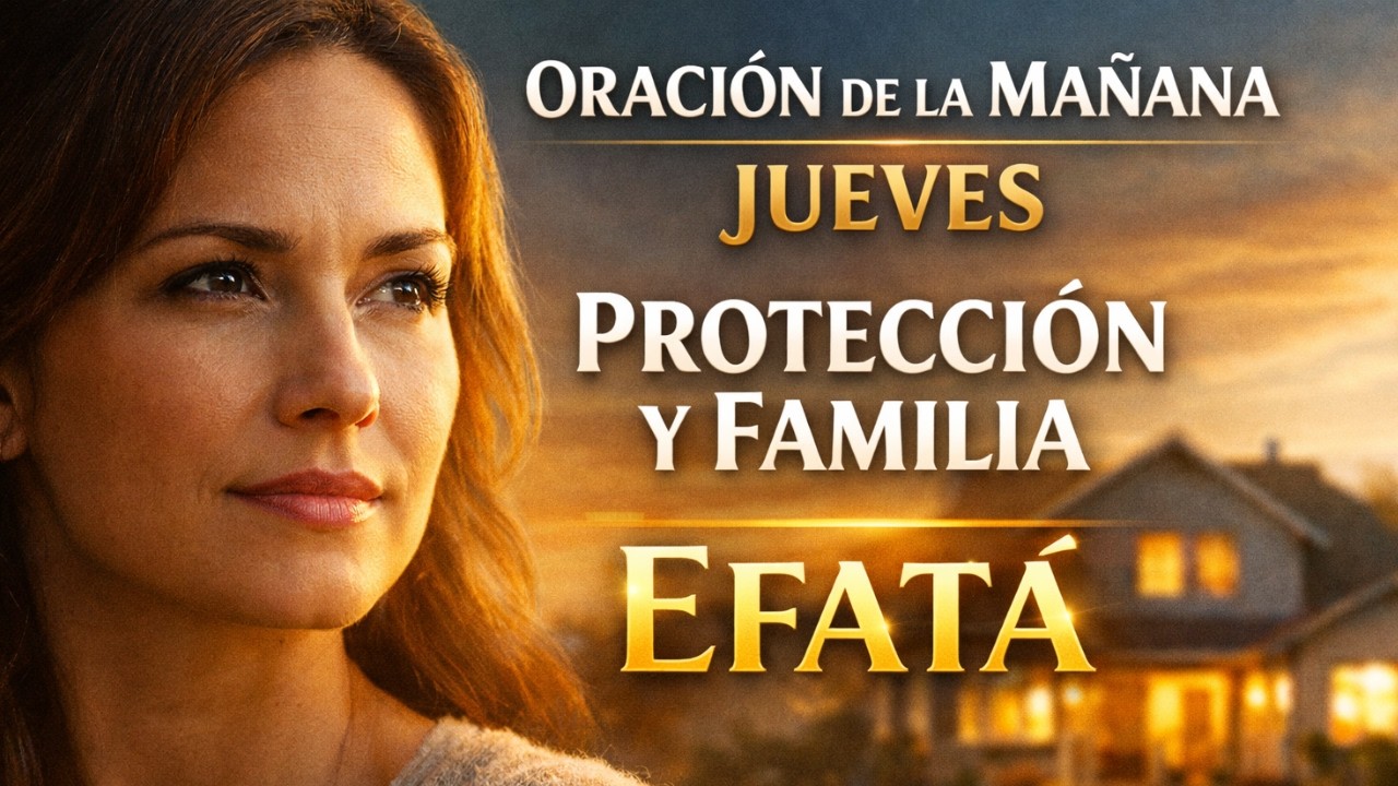 ORACIÓN DE LA MAÑANA DE JUEVES 🛡 Protección para la Familia y el Hogar | EFATÁ