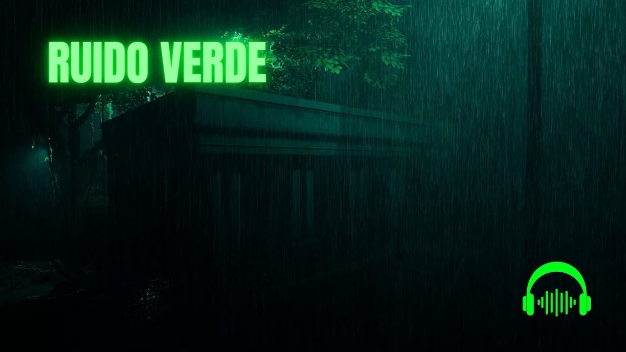 Ruido Verde de Sonido de Lluvia para Relajación Profunda en 5 Minutos  🌧️🌿