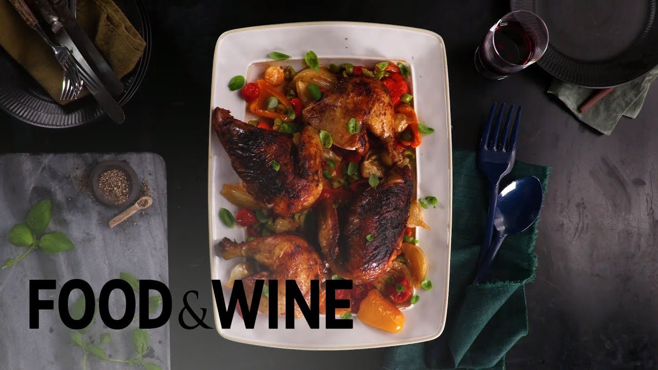 Roast Chicken Cacciatore with Red Wine Butter | Recipe | Food & Wine