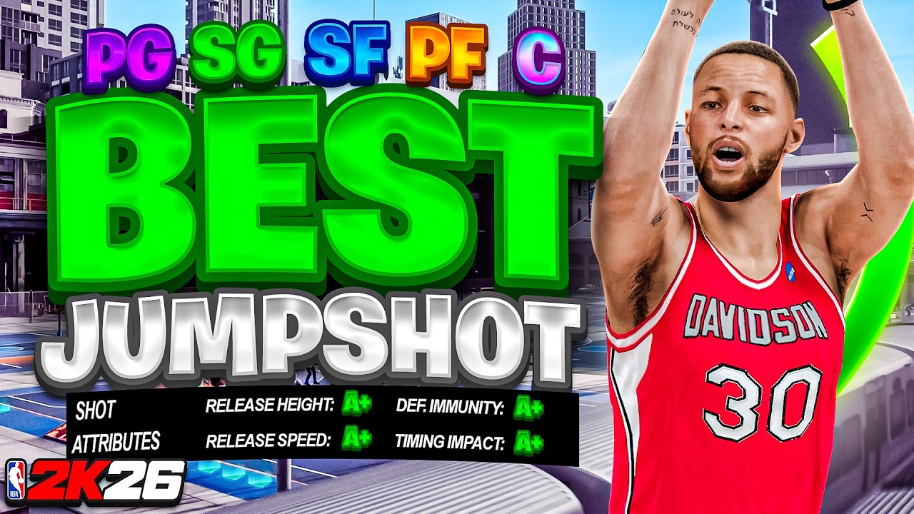BEST JUMPSHOTS for ALL BUILDS & 3PT RATINGS in NBA 2K26! AFTER PATCH HIGHEST GREEN WINDOW