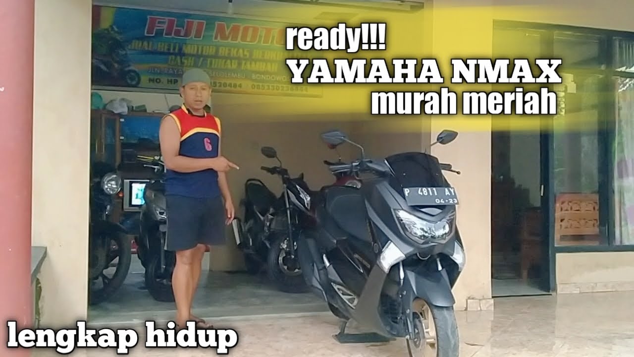 JUALAN MOTOR NMAX BEKAS LENGKAP HIDUP, DI KAMPUNG