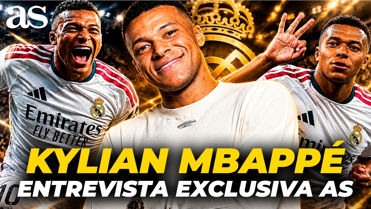 KYLIAN MBAPP&Eacute;: BAL&Oacute;N DE ORO, LAMINE YAMAL, BARCELONA... | ENTREVISTA COMPLETA Diario AS Exclusiva