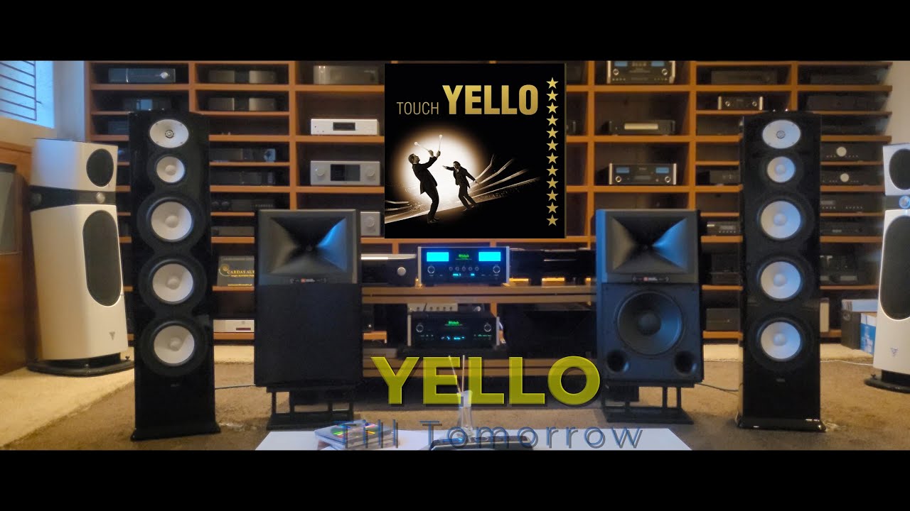 Yello - Till Tomorrow.   McIntosh MA8950, Mcintosh MCD600, Revel F328Be, Cardas Clear