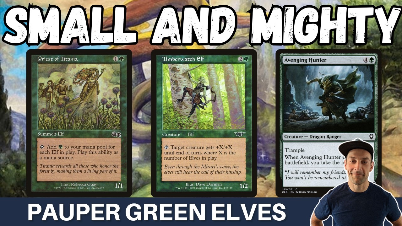 THE EVOLUTION OF ELVES! Pauper Elves is now a mono green low to the ground big mana deck that slaps!