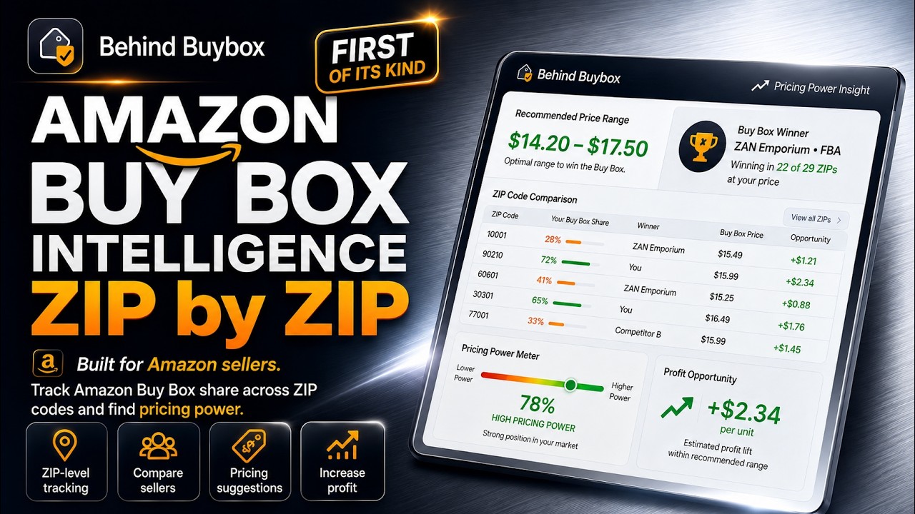 Вы теряете Buy Box на Amazon, даже не подозревая об этом | Демо Behind Buybox