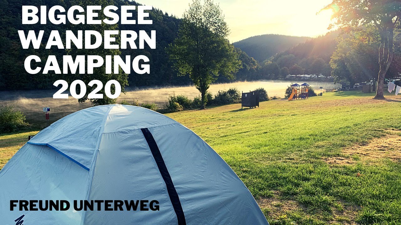 Wandern im wunderschönen Sauerland / Zelten an der Bieggesee (Camping)