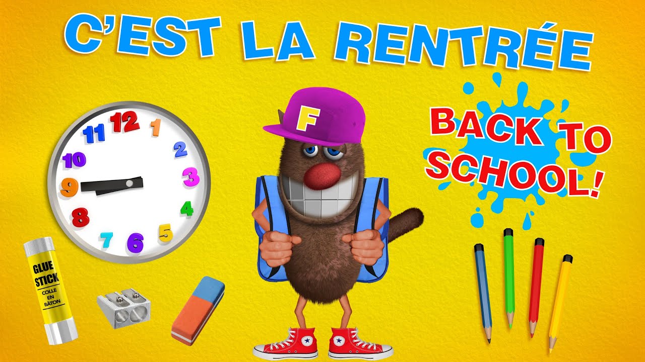 Foufou - C'est la rentrée des classes !!!/Back to school for kids 4k