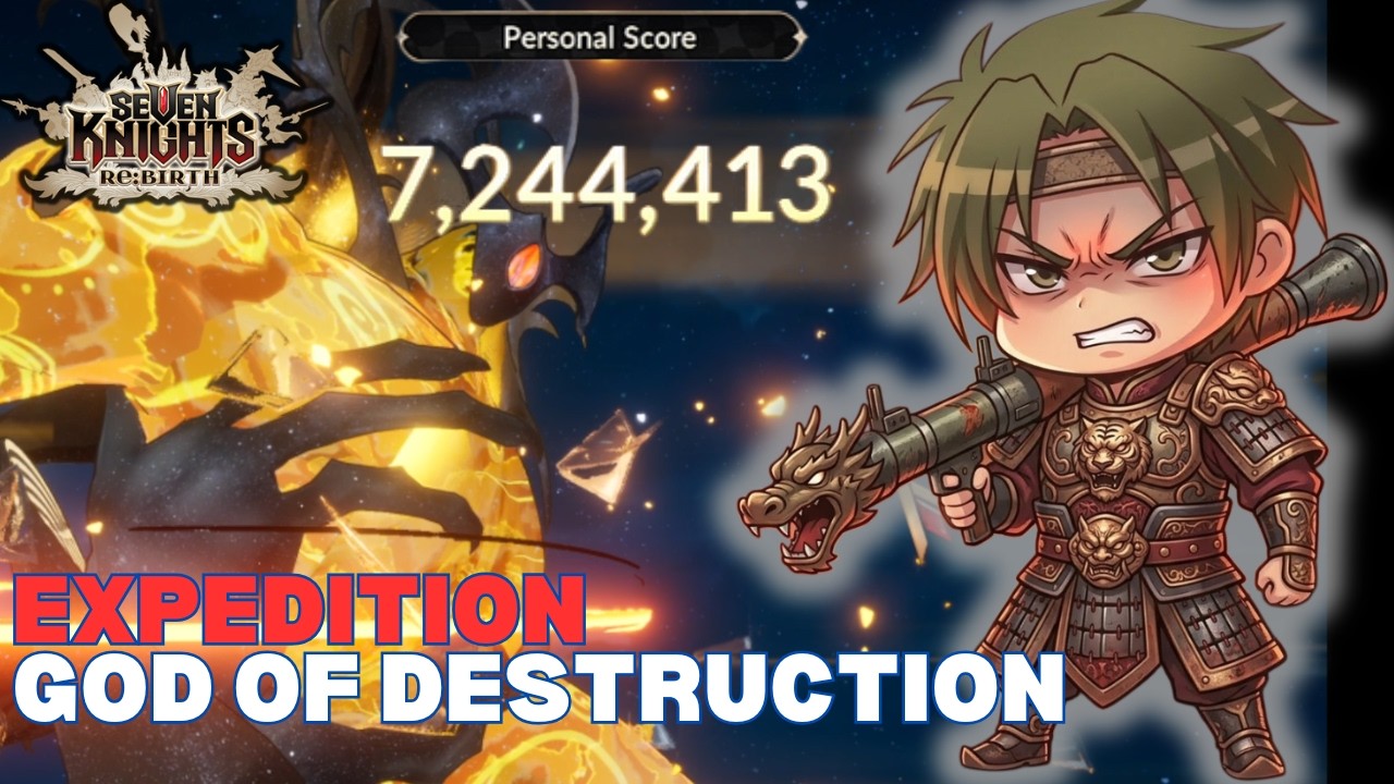 7.2M Reginleif+Lubu God of Destruction - Seven Knights Rebirth