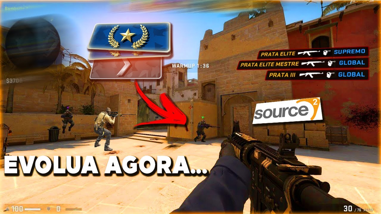 COMO SAIR do PRATA/OURO no CS:GO.. (M&Eacute;TODO 100% FUNCIONAL - 2022)