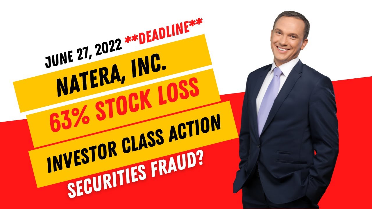 $NTRA NTRA Stock News Update (#NTRA) Natera STOCKHOLDERS Class Action Lawsuit Natera Inc Alert $NTRA