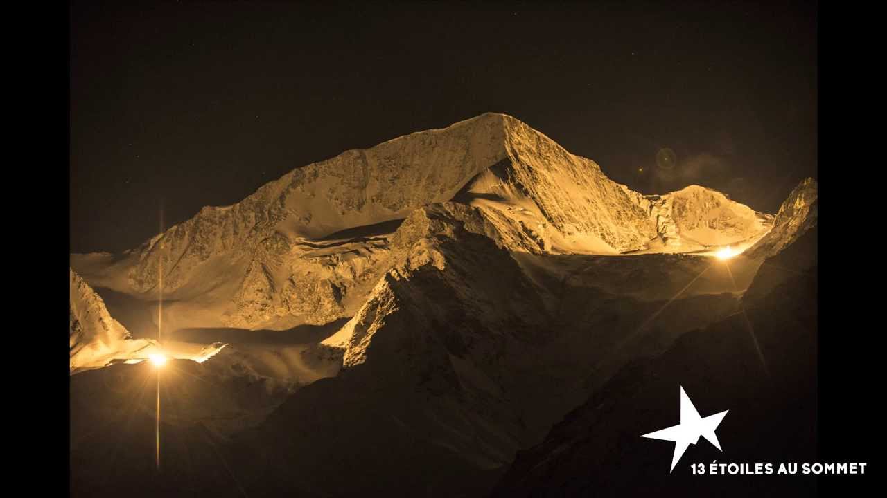 13 etoiles au sommet - Test illumination Arolla