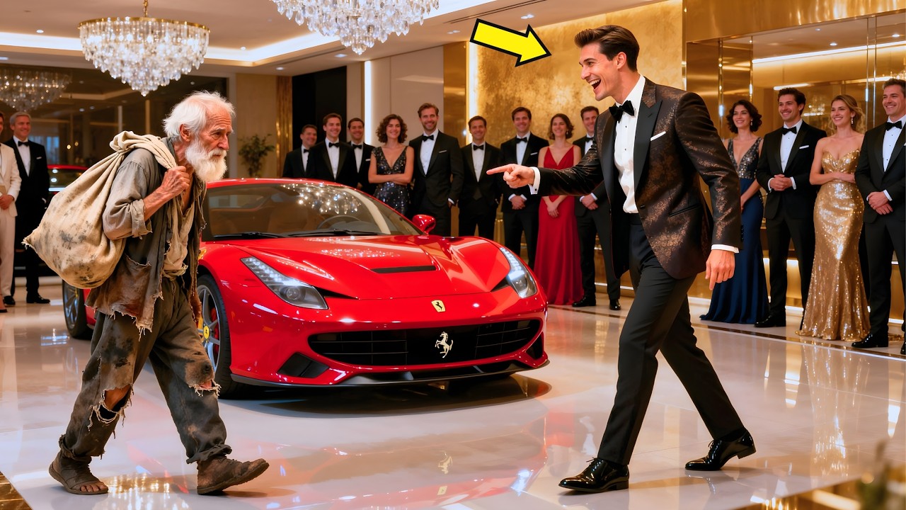 “Te Doy Mi Ferrari Si Logras Encenderlo” — Se Ríe El Millonario... Pero El Viejo Lo Calló