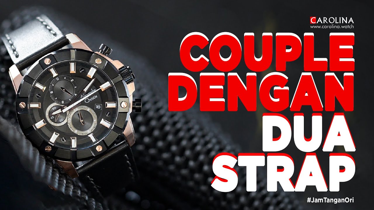 UNBOXING & REVIEW JAM TANGAN ALEXANDRE CHRISTIE COUPLE SERIES DENGAN DUA STRAP II AC 6609 SERIES