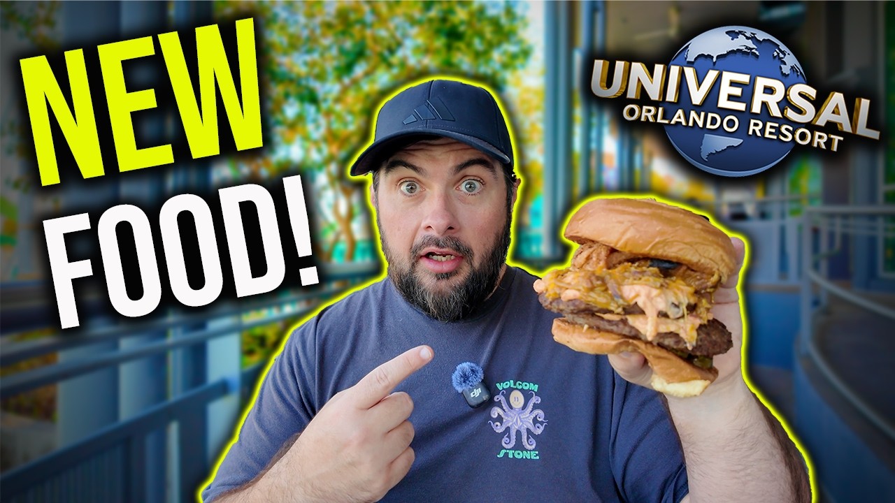 Amazing NEW Food AT Universal Orlando! What's NEW At Universal Orlando!