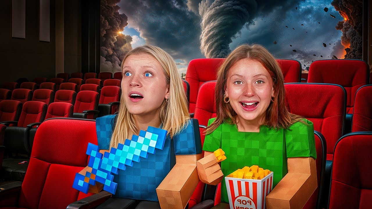 We Watched the Minecraft Movie during a Tornado!