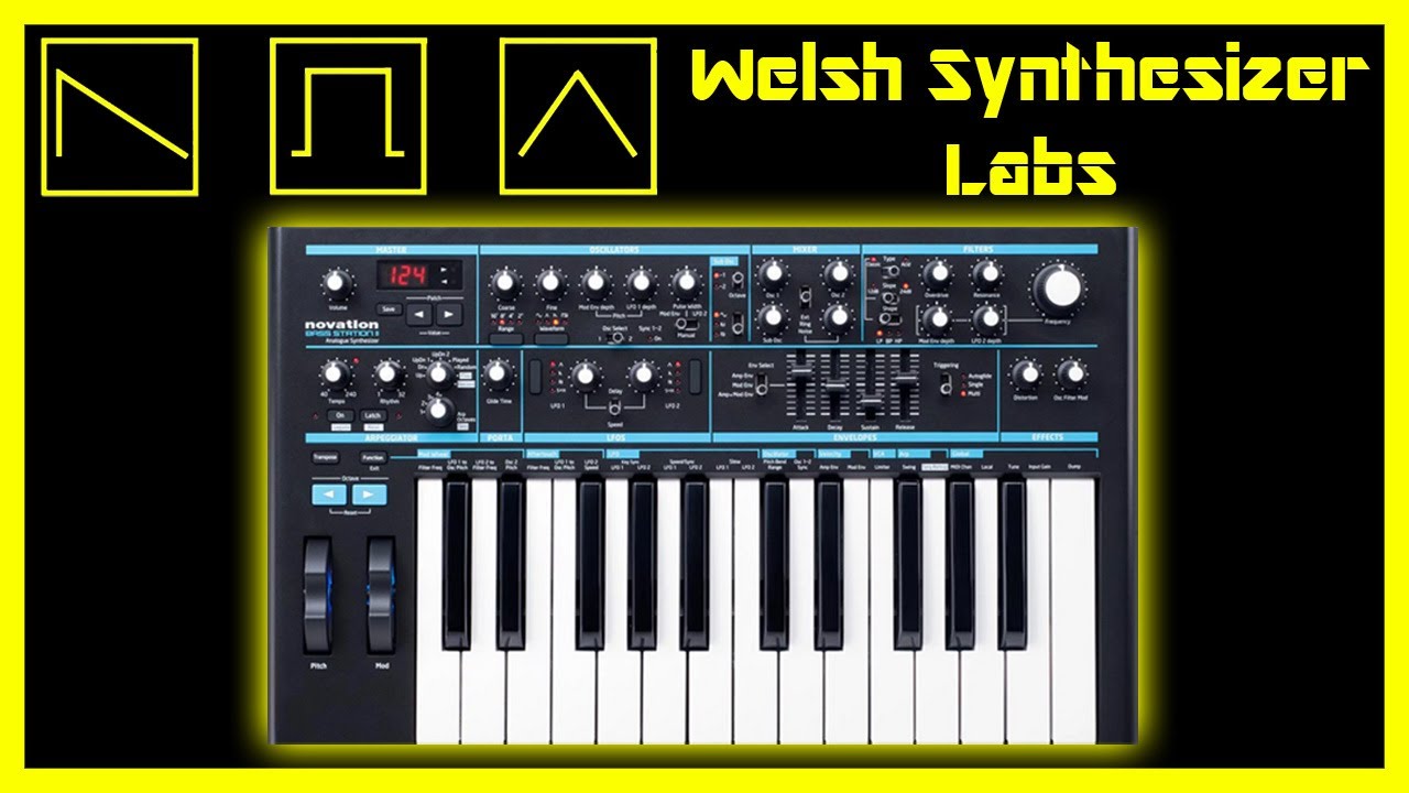Novation Bass Station 2 using Welsh's Synthesizer Cookbook patches