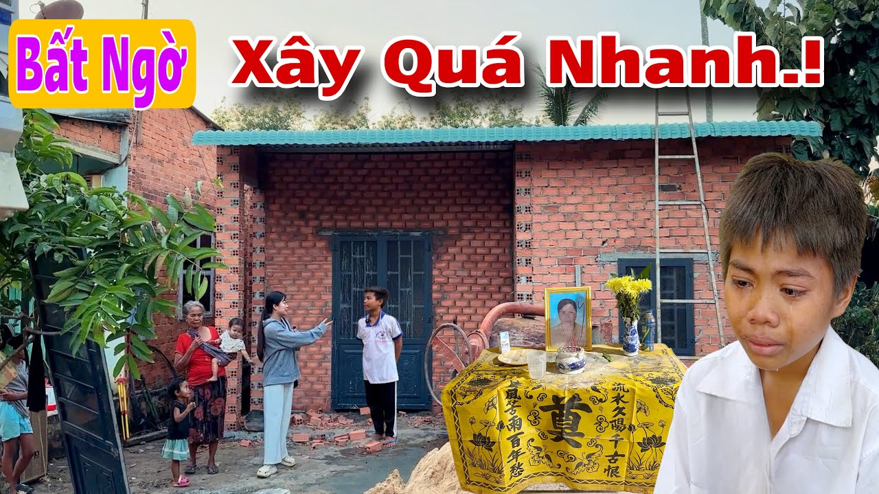 Cả x&oacute;m ngỡ ng&agrave;ng khi căn nh&agrave; của cậu b&eacute; lớp 9 được x&acirc;y nhanh ngo&agrave;i dự kiến