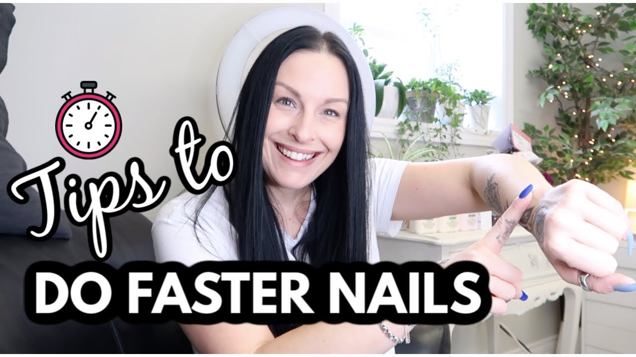 NAIL TECH DAY IN THE LIFE | HOW TO BECOME A FASTER NAIL TECH | LIQUID CHROME NAILS