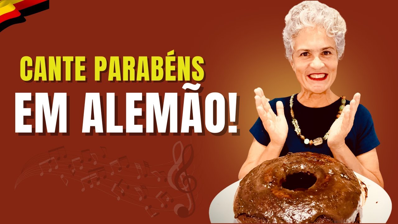 APRENDA ALEMÃO rápido e fácil cantando os PARABÉNS!