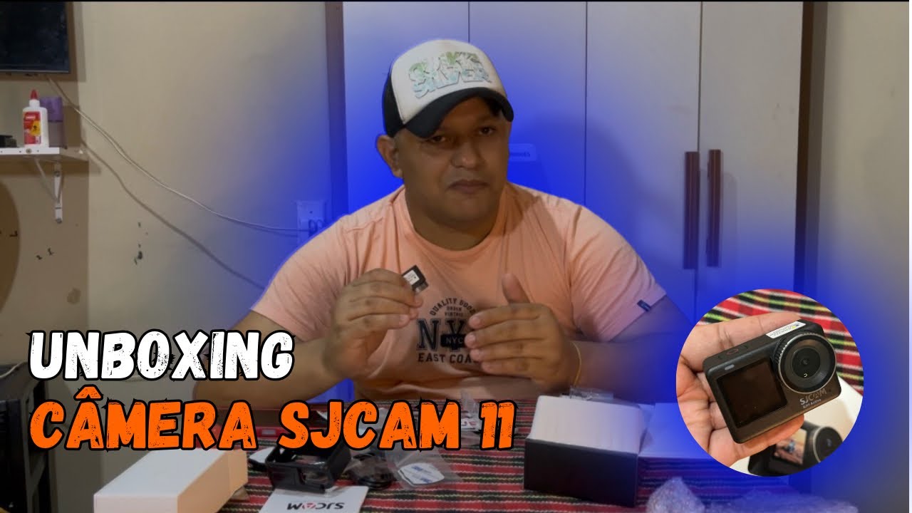UNBOXING CÂMERA SJCAM11 l PH GARAGEM 