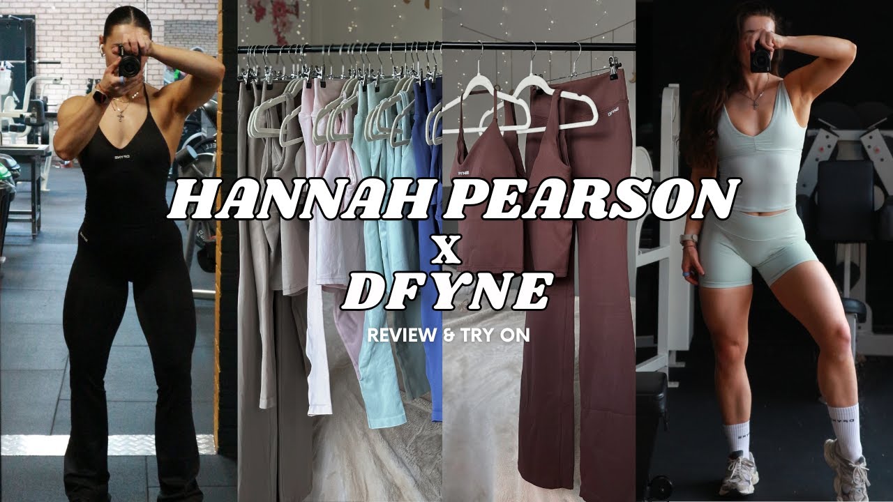 DFYNE dropping FLARES?! | Hannah Pearson X DFYNE | Full Collection Haul, Try-On & Review
