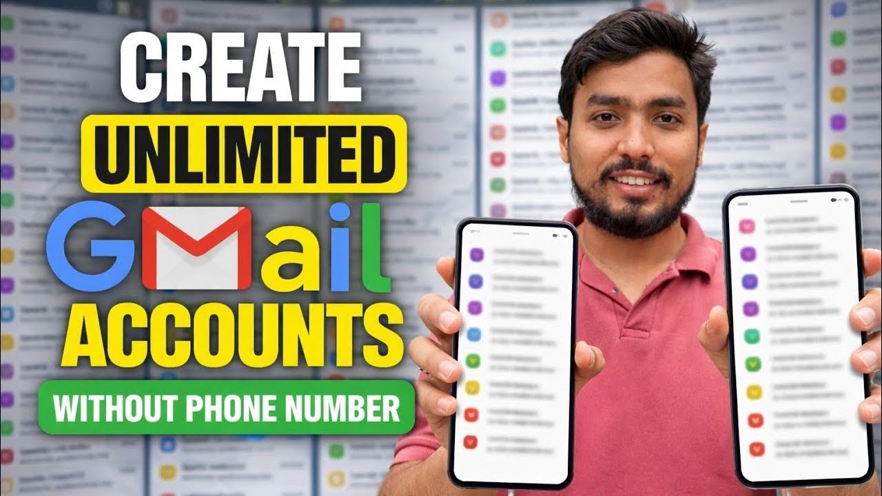 How to create unlimited gmail account without phone number verification | New Method 2026 | Nazim