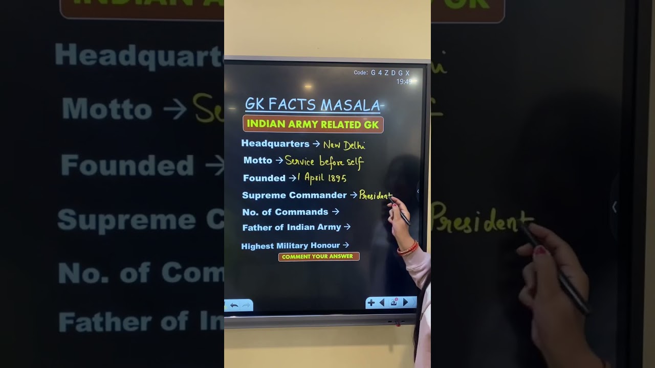 Indian Army related Gk questions 👍