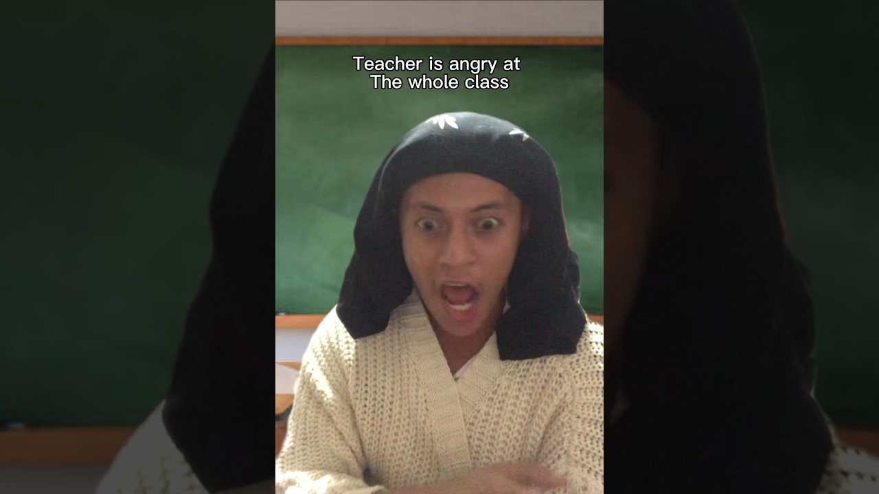 Don&rsquo;t Ever Make That Eye Contact🥹 #youtubeshorts #schoollife #relatable #teacher #comedy