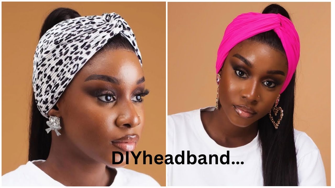 How to make a front twist hairband. Front TWIST headband Tutorial.. #hairband