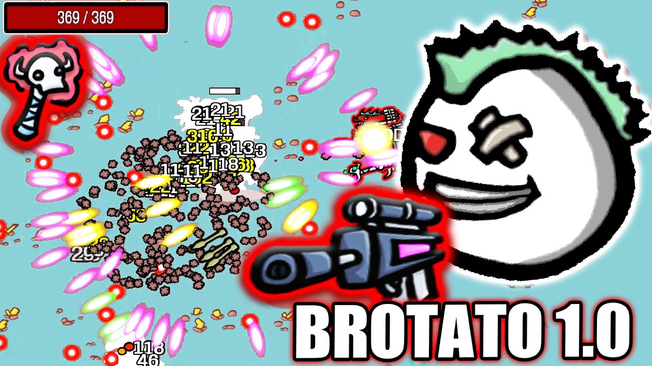 39 Bullets Per Shot Break This Weapon in Brotato 1.0