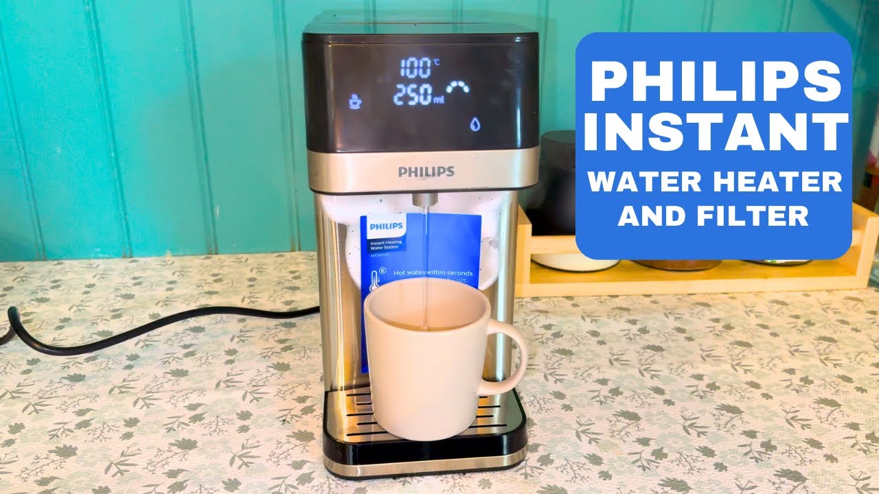 Clean, Hot Water in Seconds! Philips Water Filter Dispenser Unboxing. #hotwater #waterfiltersystem