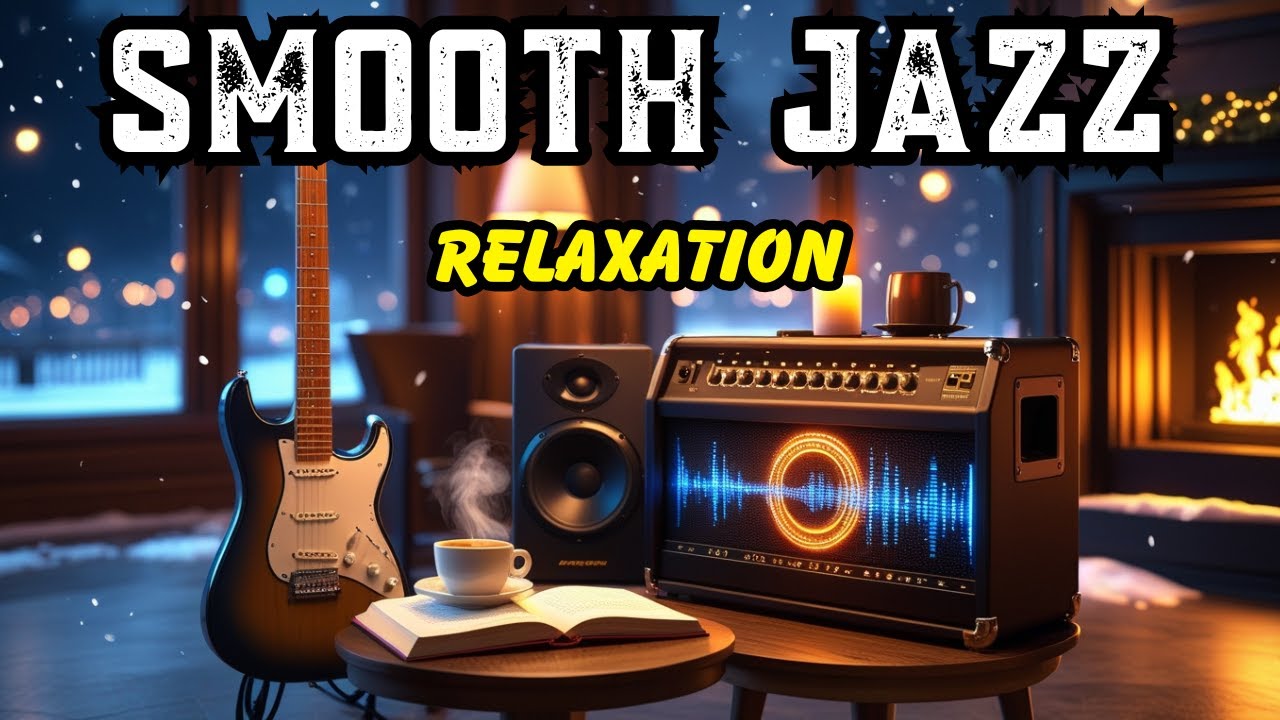 Smooth Jazz & Soul R&B – Electric Guitar Chill Jazz for Relaxation, Focus & Stress Relief.