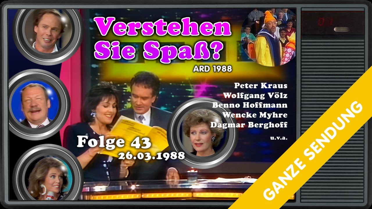 Verstehen Sie Spaß? – Folge 43 (26.03.1988)