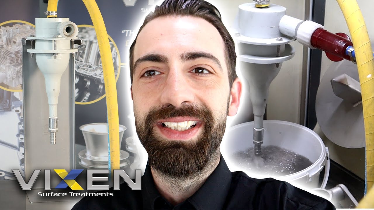 Tips and Tricks on HOW to EMPTY a Wet Blasting Machine using a HYDRO CYCLONE